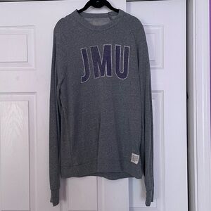 JMU Grey Long Sleeve Long Length Comfort College Shirt